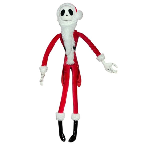 Disney Other - Disney Nightmare Before Xmas Jack Skellington Sandy Claws Plush 28"